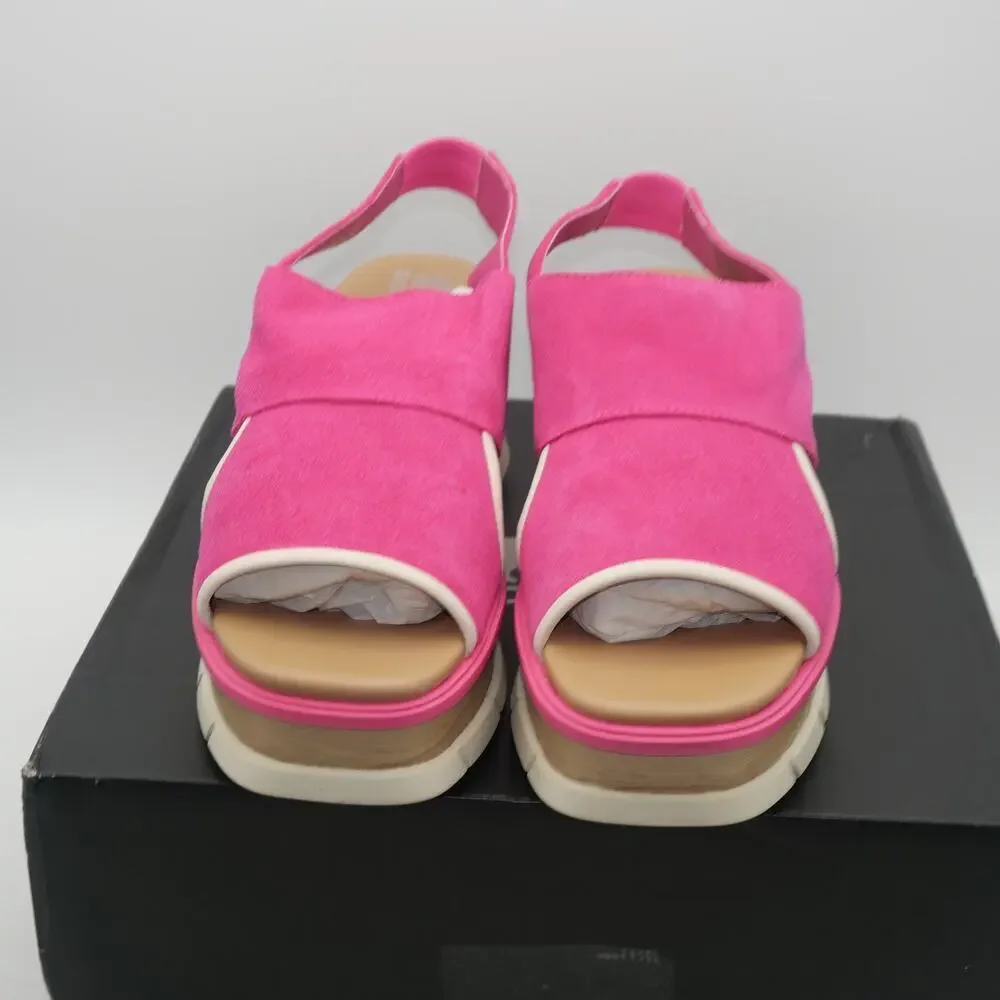 NEW Sorel Women's 11 Joanie III Slingback Platform Strap Sandals Fuschia Pink - Picture 5 of 9